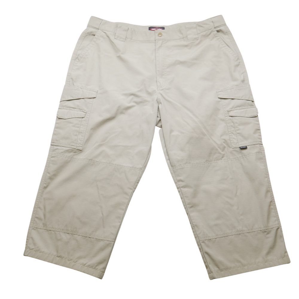 TRU-SPEC Cargo Pants Mens 42 Ripstop Tactical Workwear Khaki Durable Utility